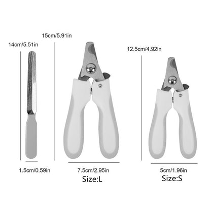 Pet Grooming Scissors Dog Cats Supplies Pet Nail Clipper Pet Accessories Animal Trimmers Nail File Claw Cutters Cut The Nails