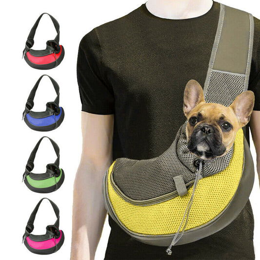 Pet Cat Dog Carrier Backpack Travel Tote Shoulder Bags Mesh Sling Carry Pack Comfort Foldable Dog Accessories Pets Bag Backpacks